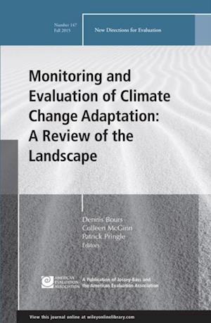 Monitoring and Evaluation of Climate Change Adaptation: A Review of the Landscape