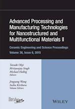 Advanced Processing and Manufacturing Technologies  for Nanostructured and Multifunctional Materials II – CESP Volume 35 Issue 6
