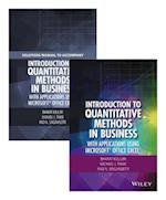 Introduction to Quantitative Methods in Business – With Applications Using Microsoft® Office Excel® Set