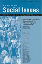 Resisting and confronting disadvantage – from Individual coping to societal change