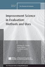 Improvement Science in Evaluation – Methods and Uses, EV 153