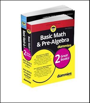 Basic Math & Pre–Algebra For Dummies Book + Workbo ok Bundle 2e