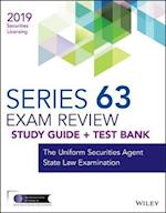Wiley Series 63 Securities Licensing Exam Review 2019 + Test Bank