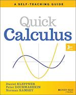 Quick Calculus: A Self–Teaching Guide, Third Editi on