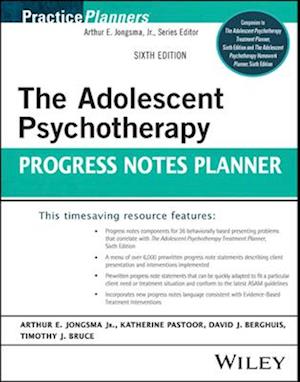 The Adolescent Psychotherapy Progress Notes Planner