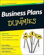 Business Plans For Dummies 3e