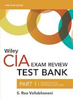 Wiley CIA 2023 Test Bank Part 1: Essentials of Internal Auditing (1-year access)