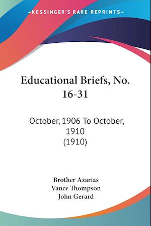 Educational Briefs, No. 16-31