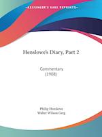 Henslowe's Diary, Part 2