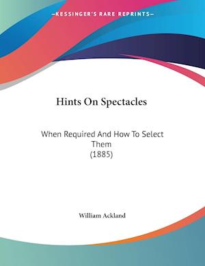 Hints On Spectacles