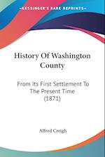 History Of Washington County