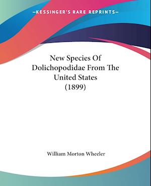 New Species Of Dolichopodidae From The United States (1899)