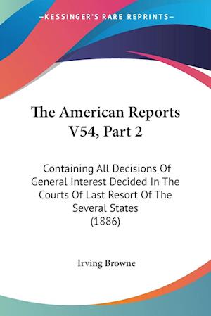 The American Reports V54, Part 2