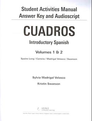 Cuadros' Sam Answer Key and Audio Script, Volumes 1 & 2
