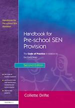 Handbook for Pre-School Sen Provision
