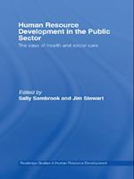 Human Resource Development in the Public Sector