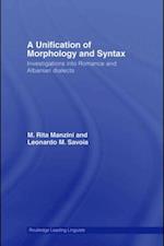 Unification of Morphology and Syntax