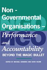 Non-Governmental Organisations - Performance and Accountability