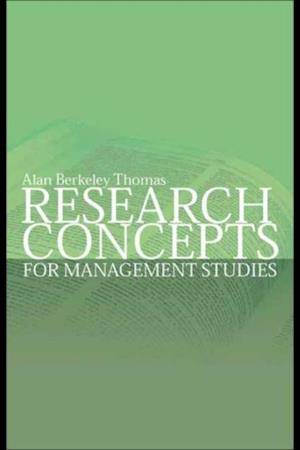 Research Concepts for Management Studies