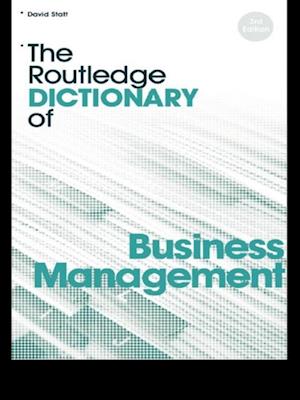 The Routledge Dictionary of Business Management