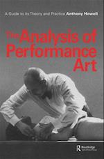 Analysis of Performance Art