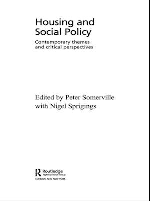 Housing and Social Policy