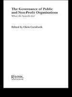 Governance of Public and Non-Profit Organizations