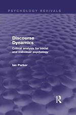 Discourse Dynamics (Psychology Revivals)