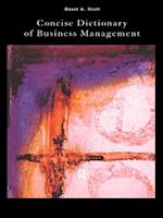 Concise Dictionary of Business Management