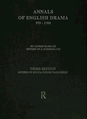 Annals of English Drama 975-1700