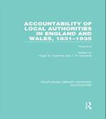 Accountability of Local Authorities in England and Wales, 1831-1935 Volume 2 (RLE Accounting)