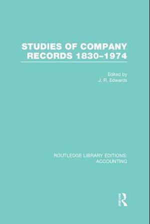 Studies of Company Records (RLE Accounting)