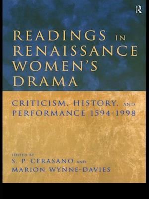 Readings in Renaissance Women's Drama