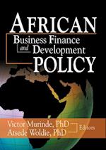 African Development Finance and Business Finance Policy