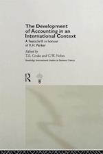 Development of Accounting in an International Context