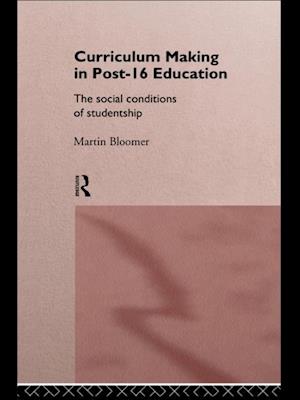 Curriculum Making in Post-16 Education