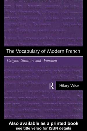 The Vocabulary of Modern French