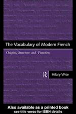 Vocabulary of Modern French