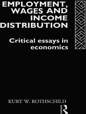 Employment, Wages and Income Distribution