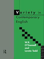 Variety in Contemporary English