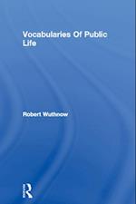 Vocabularies Of Public Life