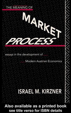 Meaning of the Market Process