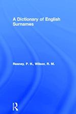 A Dictionary of English Surnames