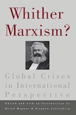 Whither Marxism?