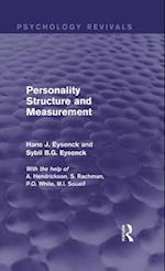 Personality Structure and Measurement (Psychology Revivals)