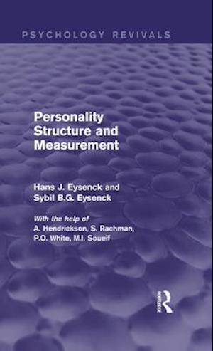 Personality Structure and Measurement (Psychology Revivals)