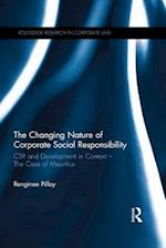 Changing Nature of Corporate Social Responsibility