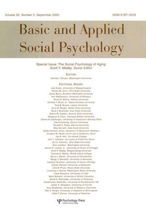 Social Psychology of Aging