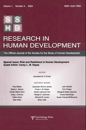 Risk and Resilience in Human Development