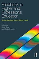 Feedback in Higher and Professional Education